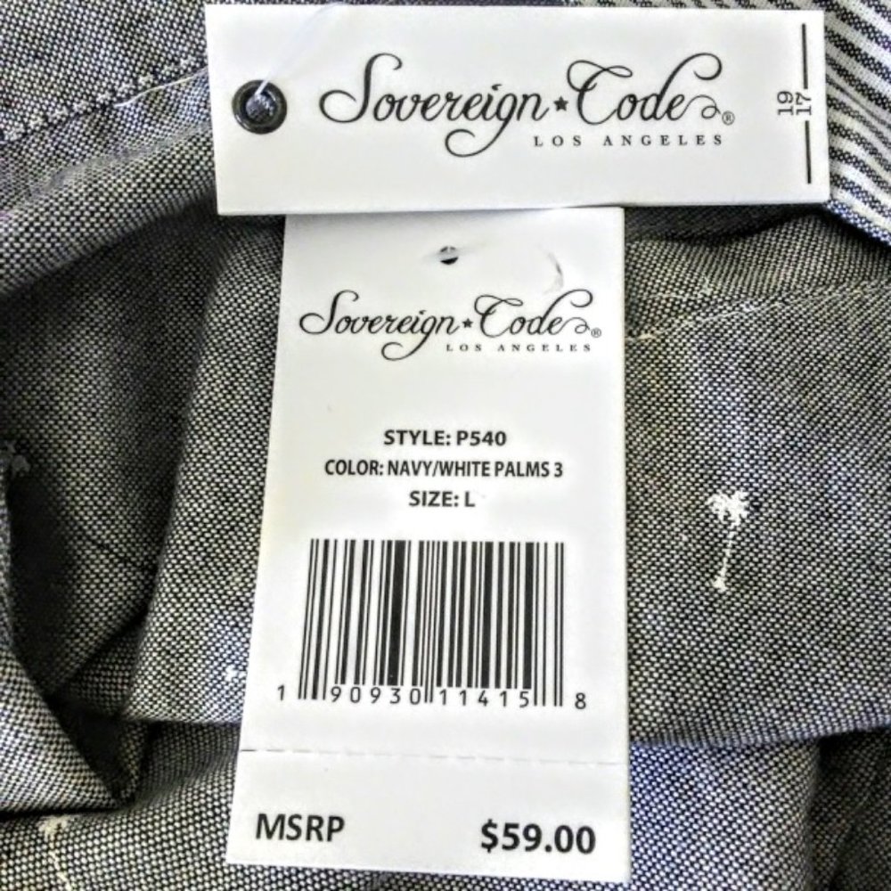 Sovereign Code Men's Palm Tree Shorts - Picture 8 of 9
